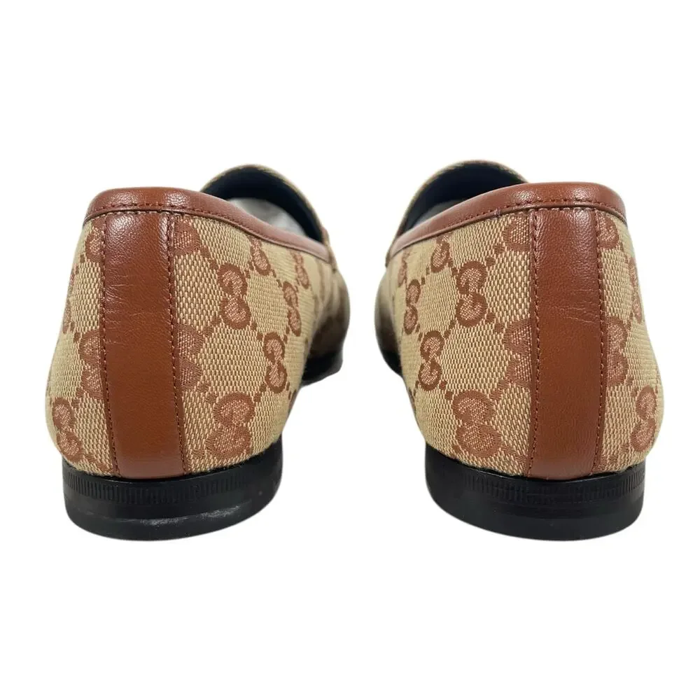 Gucci Jordaan GG Monogram Horsebit Loafer Ruggine Rust Size 40.5 - Picture 9 of 14